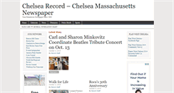 Desktop Screenshot of chelsearecord.com